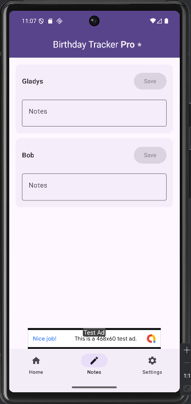 Birthday Tracker Pro Screenshot 2