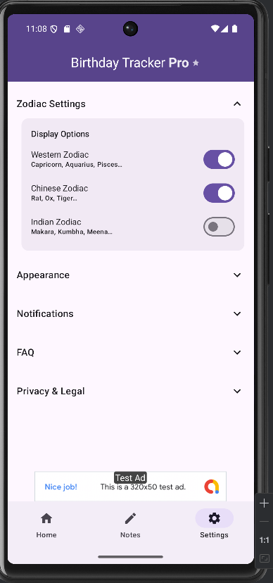 Birthday Tracker Pro Screenshot 3
