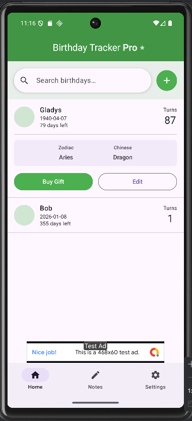 Birthday Tracker Pro Screenshot 5