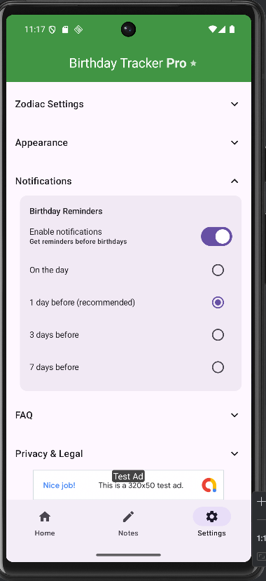 Birthday Tracker Pro Screenshot 7